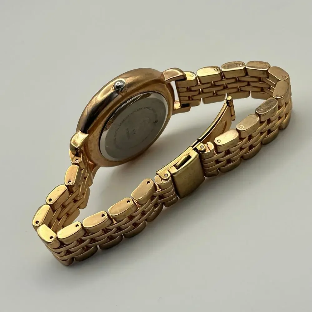 Charming Charlie Rose Gold Stainless Steel Women’s Watch Working New Battery